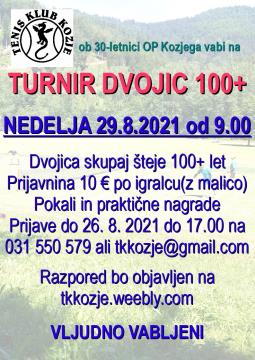 Plakat dvojice 100